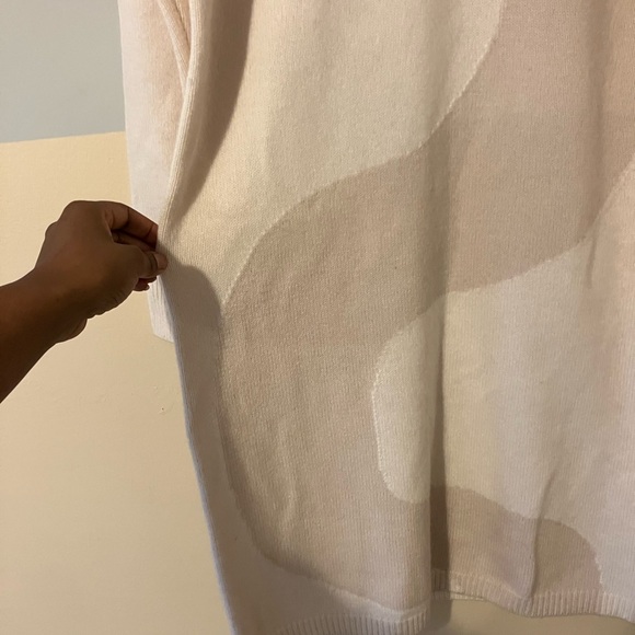 Marimekko Beige and Cream Long Sleeve Dress - Picture 4 of 7